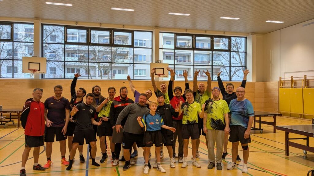 Tischtennis-Freundschaftsturnier zur Saisonvorbereitung